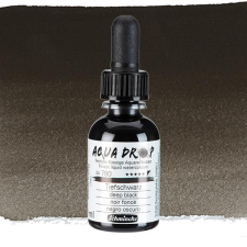 Schmincke Aqua Drop folyékony akvarell festék, 30 ml - 780, deep black akvarell