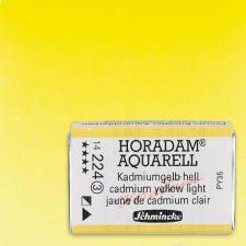 Schmincke Horadam akvarellfesték, 1/1 szilkés - 224, cadmium yellow light akvarell