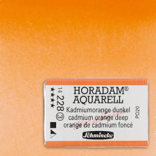 Schmincke Horadam akvarellfesték, 1/1 szilkés - 228, cadmium orange deep akvarell