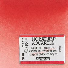 Schmincke Horadam akvarellfesték, 1/1 szilkés - 347, cadmium red medium akvarell