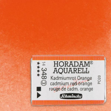 Schmincke Horadam akvarellfesték, 1/1 szilkés - 348, cadmium red orange akvarell