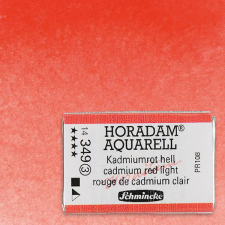 Schmincke Horadam akvarellfesték, 1/1 szilkés - 349, cadmium red light akvarell
