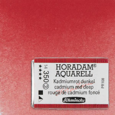 Schmincke Horadam akvarellfesték, 1/1 szilkés - 350, cadmium red deep akvarell