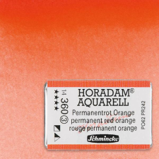 Schmincke Horadam akvarellfesték, 1/1 szilkés - 360, permanent red orange akvarell