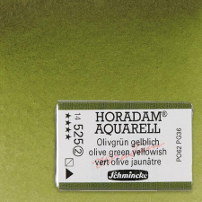 Schmincke Horadam akvarellfesték, 1/1 szilkés - 525, olive green yellowish akvarell