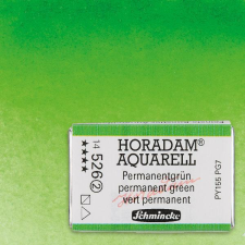 Schmincke Horadam akvarellfesték, 1/1 szilkés - 526, permanent green akvarell