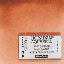 Schmincke Horadam akvarellfesték, 1/1 szilkés - 661, burnt sienna akvarell