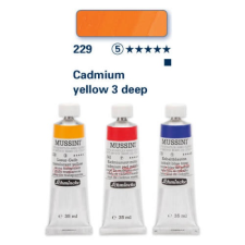 Schmincke Mussini olajfesték, 35 ml - 229, cadmium yellow 3 deep hobbifesték