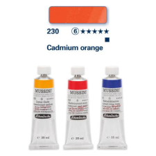 Schmincke Mussini olajfesték, 35 ml - 230, cadmium orange hobbifesték