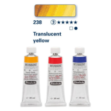 Schmincke Mussini olajfesték, 35 ml - 239, translucent orange hobbifesték
