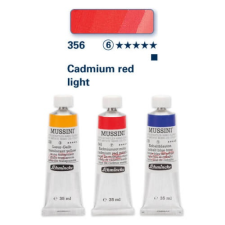 Schmincke Mussini olajfesték, 35 ml - 356, cadmium red light hobbifesték