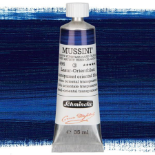 Schmincke Mussini olajfesték, 35 ml - 496, translucent oriental blue hobbifesték