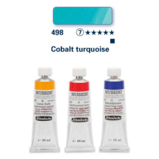 Schmincke Mussini olajfesték, 35 ml - 498, cobalt turquoise hobbifesték