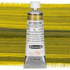 Schmincke Mussini olajfesték, 35 ml - 534,translucent golden green hobbifesték