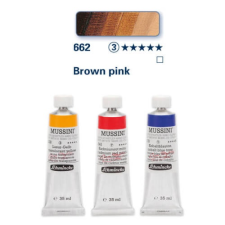 Schmincke Mussini olajfesték, 35 ml - 662, brown pink hobbifesték