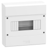 SCHNEIDER 10208 Resi9 MICRO PRAGMA Kiselosztó, ajtó nélkül, falon kívüli, 8 modul
