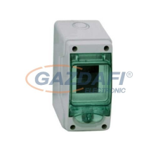 SCHNEIDER 13975 Kaedra Kiselosztó, átlátszó ajtó, falon kívüli, 1x3 modul, szürke villanyszerelés