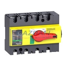 SCHNEIDER 28927 INS 125 4P piros kapcs.kar,sárga homloklap villanyszerelés