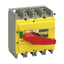 SCHNEIDER 31130 Interpact INS400 3P piros kapcsolókar, sárga homloklap villanyszerelés