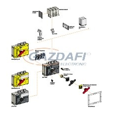 SCHNEIDER 31296 Rotációs hajtás, fekete INS/INV800-1600 villanyszerelés