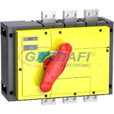 SCHNEIDER 31350 Szakaszolókapcsoló Interpact INS1600 3P piros/sárga, szerelt villanyszerelés