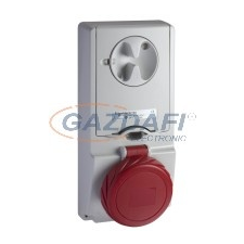 SCHNEIDER 82197 PK Unika ráépíthető aljzat 32A, 3P+N+F, 415V, IP65 villanyszerelés