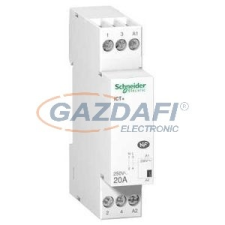 SCHNEIDER A9C15030 ACTI9 iCT+20A standard impulzusrelé, 1P+N, Uc 230VAC villanyszerelés
