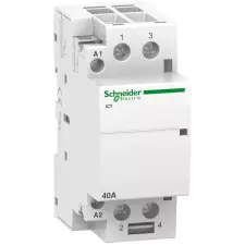 SCHNEIDER A9C20642 ACTI9 iCT40A kontaktor, 60Hz, 2NO, 220-240VAC villanyszerelés