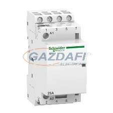 SCHNEIDER A9C20834 ACTI9 iCT25A kontaktor, 50Hz, 4NO, 230-240VAC villanyszerelés