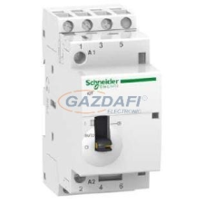 SCHNEIDER A9C21833 ACTI9 iCT25A kézi vezérlésű kontaktor, 50Hz, 3NO, 220-240VAC villanyszerelés