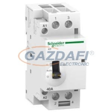 SCHNEIDER A9C21862 ACTI9 iCT63A kézi vezérlésű kontaktor, 50Hz, 2NO, 220-240VAC villanyszerelés