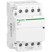 SCHNEIDER A9C22763 ACTI9 iCT63A kontaktor, 50Hz, 4NC, 3P+F, 220-240VAC villanyszerelés
