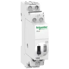 SCHNEIDER A9C34811 ACTI9 iTLm impulzusrelé, folyamatos vezérlési funkcióval, 1P, 16A, 230-240VAC villanyszerelés