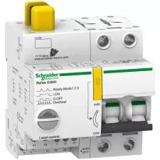 SCHNEIDER A9C64216 ACTI9 Reflex iC60H beépített megszakító vezérlés, 2P, B, 16A villanyszerelés