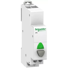 SCHNEIDER A9E18038 ACTI9 iPB nyomógomb, 1NO, szürke, zöld LED, 12-48VAC villanyszerelés