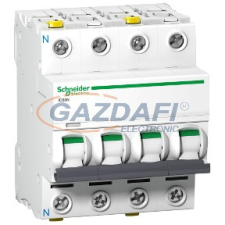 SCHNEIDER A9F03750 ACTI9 iC60N kismegszakító, 3P+N, B, 50A villanyszerelés