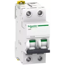 SCHNEIDER A9F06206 ACTI9 iC60H kismegszakító, 2P, B, 6A villanyszerelés