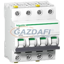 SCHNEIDER A9F08413 ACTI9 iC60H kismegszakító, 4P, D, 13A villanyszerelés