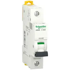 SCHNEIDER A9K24163 ACTI9 iK60N kismegszakító, 1P, C, 63A villanyszerelés