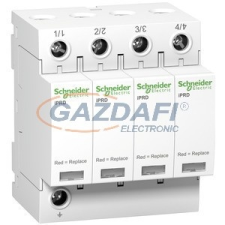 SCHNEIDER A9L08400 ACTI9 iPRD túlfeszültség-korlátozó, cs.bet. 8kA, 4P, 350V villanyszerelés