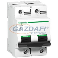 SCHNEIDER A9N18360 ACTI9 C120N kismegszakító, 2P, C, 63A villanyszerelés