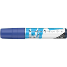 SCHNEIDER Akril marker, 15 mm, SCHNEIDER "Paint-It 330", kék filctoll, marker
