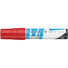 SCHNEIDER Akril marker, 15 mm, SCHNEIDER "Paint-It 330", piros filctoll, marker