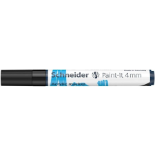 SCHNEIDER Akril marker, 4 mm, SCHNEIDER "Paint-It 320" , fekete filctoll, marker