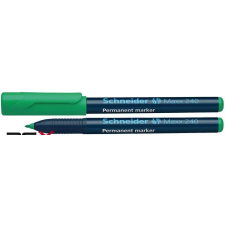 SCHNEIDER Alkoholos marker, 1-2 mm, kúpos, SCHNEIDER &quot;Maxx 240&quot;, zöld filctoll, marker
