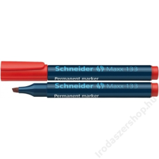 SCHNEIDER Alkoholos marker, 1-4 mm, vágott, SCHNEIDER Maxx 133, piros (TSC133P) filctoll, marker