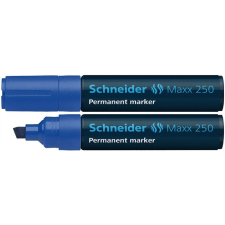 SCHNEIDER Alkoholos marker, 2-7 mm, vágott, SCHNEIDER "Maxx 250", kék filctoll, marker
