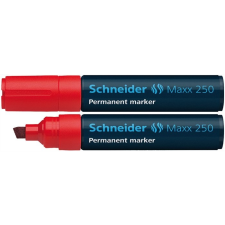 SCHNEIDER Alkoholos marker, 2-7 mm, vágott, SCHNEIDER "Maxx 250", piros filctoll, marker