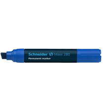 SCHNEIDER Alkoholos marker, 4-12 mm, vágott, SCHNEIDER "Maxx 280", kék filctoll, marker