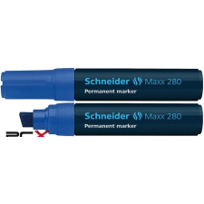 SCHNEIDER Alkoholos marker, 4-12 mm, vágott, SCHNEIDER &quot;Maxx 280&quot;, kék filctoll, marker